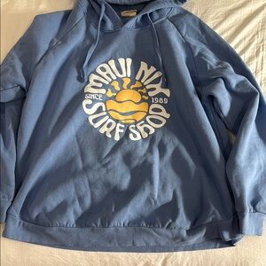 Blue Maui Nix Surf Shop Graphic Hoodie